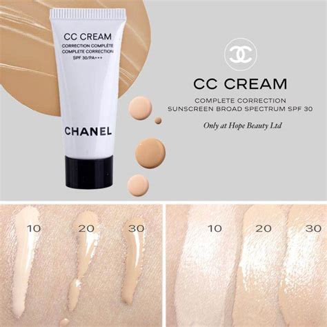 douglas cc cream chanel|Chanel cc cream shades.